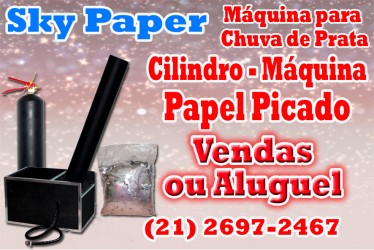 Silver Rain - Máquina de Chuva de Prata Sky Paper